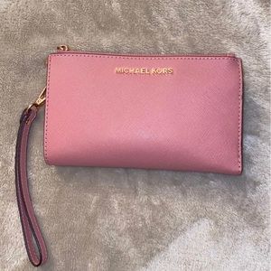 Michael Kors Pink Wristlet Wallet